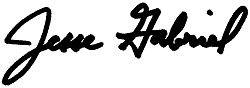 Jesse Gabriel signature