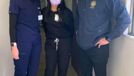 Tour of City of Los Angeles Vaccination Site at Pierce College