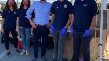 Volunteering at the West Valley Food Pantry