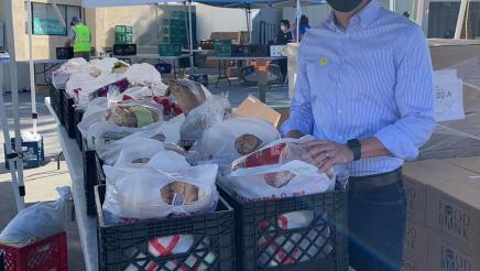 Volunteering at the West Valley Food Pantry