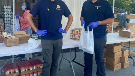 Volunteering at the West Valley Food Pantry