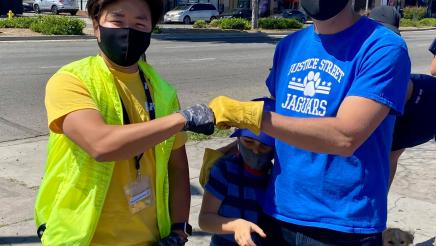 Cleaning up Sherman Way with Overdue