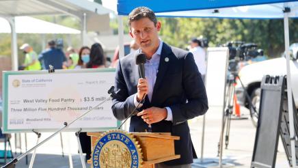 West Valley Food Pantry State Funding Check Presentation