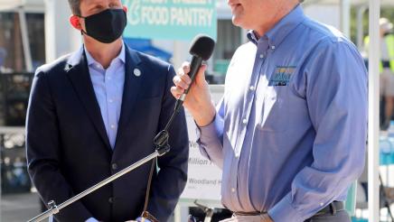 West Valley Food Pantry State Funding Check Presentation