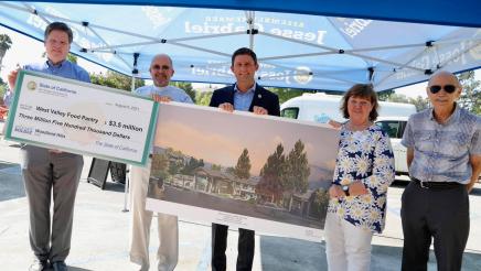 West Valley Food Pantry State Funding Check Presentation