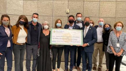 Holocaust Museum LA State Funding Check Presentation