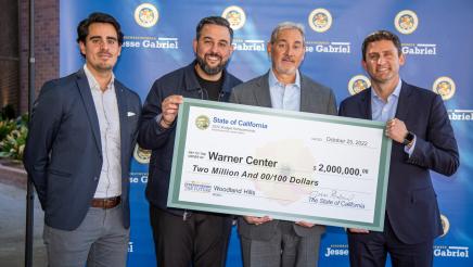 Assemblymember Jesse Gabriel Presents $2 Million Check to Support Cutting-Edge Research and Innovation in Warner Center