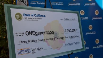 Assemblymember Jesse Gabriel Presents $3.7 Million Check to ONEgeneration to Expand Childcare Services in the San Fernando Valley