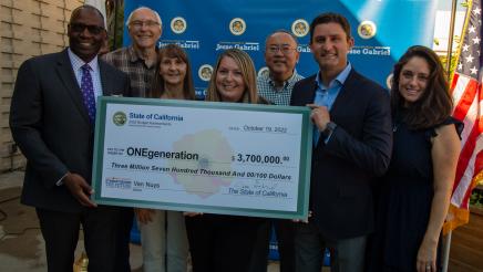 Assemblymember Jesse Gabriel Presents $3.7 Million Check to ONEgeneration to Expand Childcare Services in the San Fernando Valley