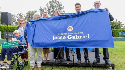 Assemblymember Gabriel Leads Special Ceremony to Rename a Portion of Highway 101 after Dr. Sally Ride