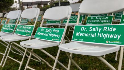 Assemblymember Gabriel Leads Special Ceremony to Rename a Portion of Highway 101 after Dr. Sally Ride