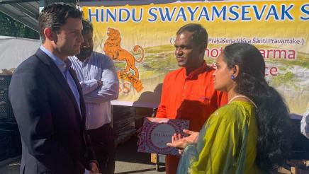 Hindu Swayamsevak Sangh Canned Food Drive and Diwali Celebration