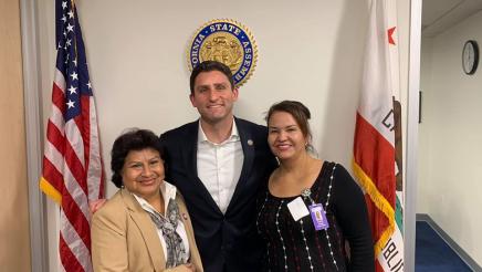 The Assemblymember & Representatives from SEIU