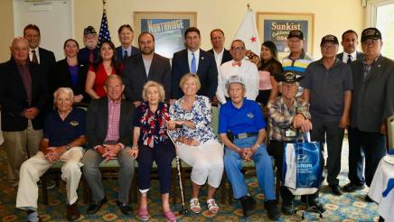 Veteran Award Recipient & Elected Official Group Photograph