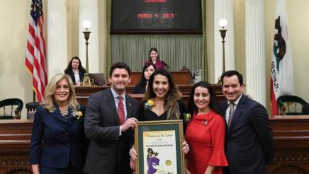 ASSEMBLYMEMBER JESSE GABRIEL HONORS MICHELLE FUENTES-MIRANDA AS WOMAN OF THE YEAR FOR THE WEST SAN FERNANDO VALLEY